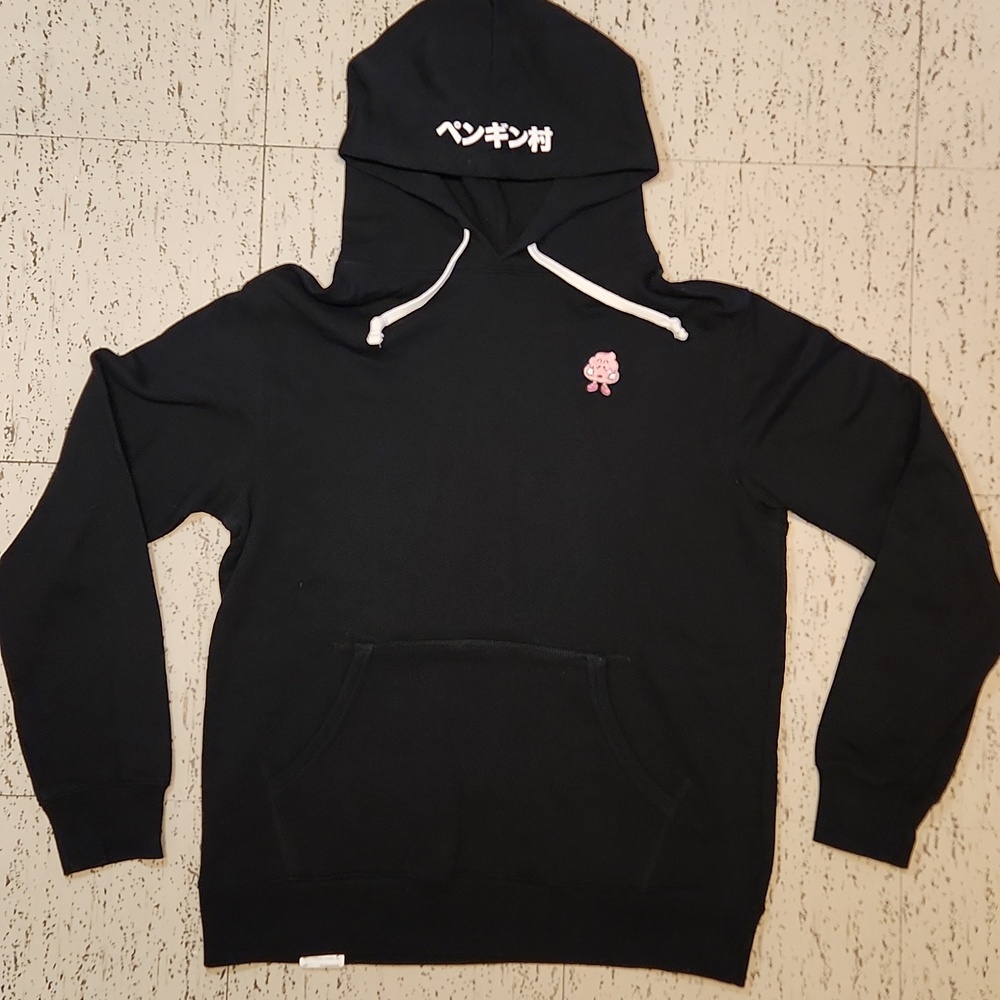 Chocoolate Dr Slump Embroidered Ice Cream Chinese Spellout Hoodie Sweater